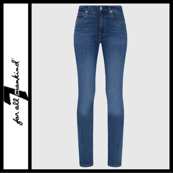 For All Mankind Slim Illusion Kimmie Straight Jeans